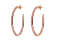 Orecchini Bronzallure Donna Cerchio in Lega metallica Zirconia WSBZ02166PINK - WSBZ02166PINK